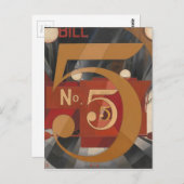 Ik zag de afbeelding 5 in Gold Briefkaart (Voorkant / Achterkant)