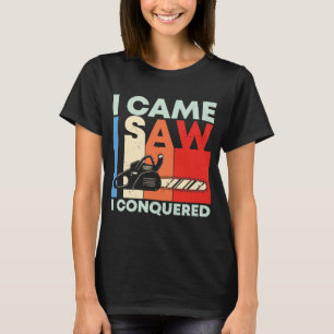 Ik zag de overwonnen Carpenter Wood Grafisch Sayin T-shirt