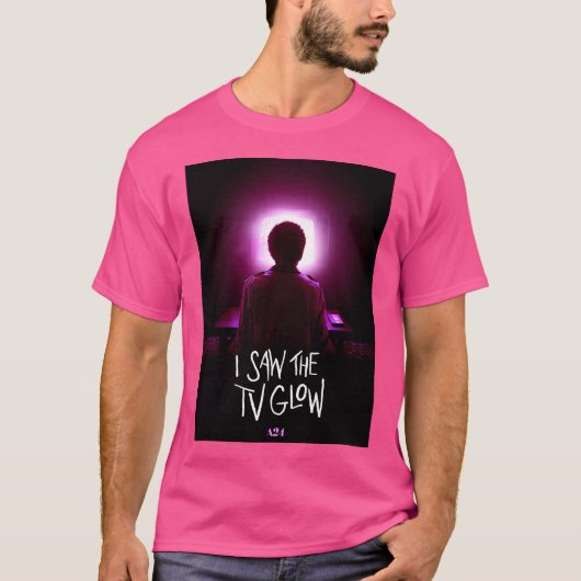 Ik zag de tv gloeien t-shirt (Voorkant)