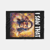 Ik zag die grappige Jesus Meme Easter Christelijk  Fleece Deken (Voorkant (Horizontaal))