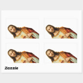 IK ZAG DIE JESUS-STICKER RECHTHOEKIGE STICKER (Vel)