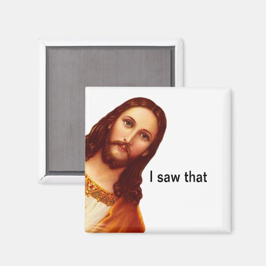 Ik zag die Jezus Magnet (Voorkant / Achterkant)