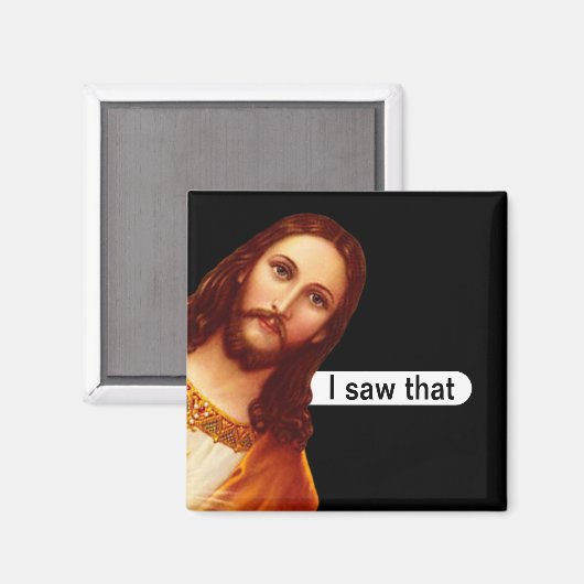 Ik zag die Jezus Magnet (Voorkant / Achterkant)