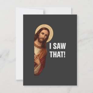 Ik Zag Die Jezus Meme Briefkaart