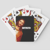 Ik zag die Jezus speelkaarten (Achterkant)