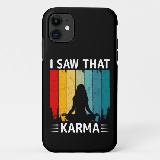 Ik zag die karma Case-Mate iPhone case (Achterkant)