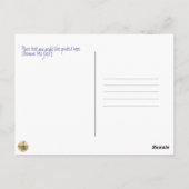 Ik zag die karma citaatslogan briefkaart (Achterkant)