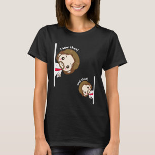Ik zag die Karma Jezus grappige gezegde citaat mem T-shirt