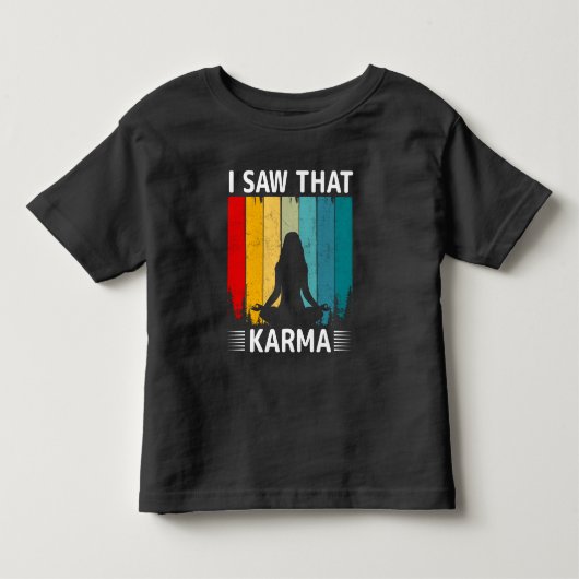 Ik zag die karma kinder shirts (Voorkant)