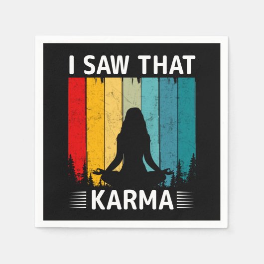 Ik zag die karma servet (Voorkant)