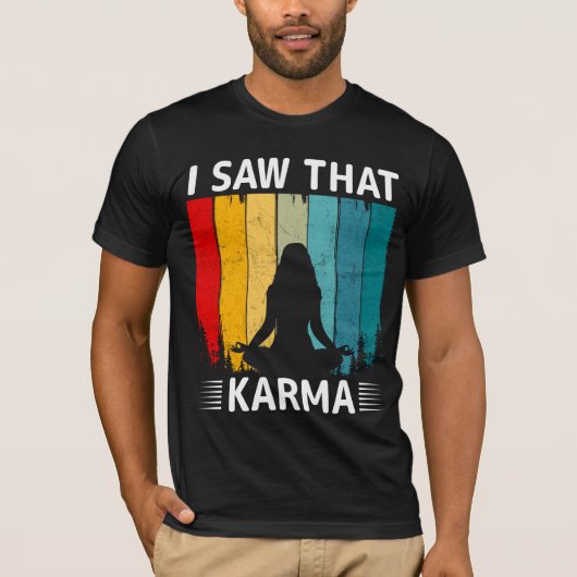 Ik zag die karma t-shirt (Voorkant)