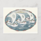 Ik zag drie schepen van H. Willebeek Le Mair Briefkaart (Voorkant)