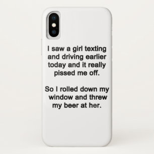 Ik zag een meisje sms'en Case-Mate iPhone case