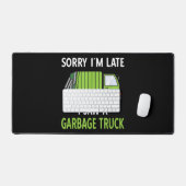 Ik zag een vuilniswagen Costume Recycling Garbage Bureaumat (Keyboard & Muis)