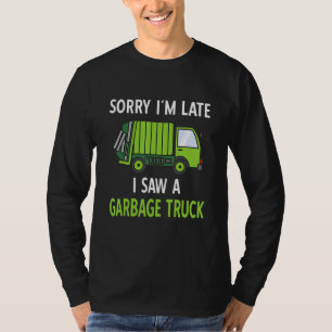 Ik zag een vuilniswagen Costume Recycling Garbage T-shirt