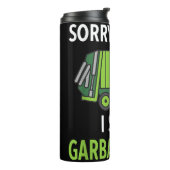 Ik zag een vuilniswagen Costume Recycling Garbage Thermosbeker (Gedraaid links)