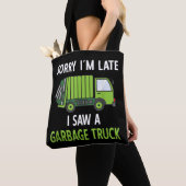 Ik zag een vuilniswagen Costume Recycling Garbage Tote Bag (Dichtbij)
