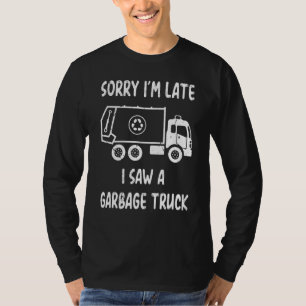 Ik zag een vuilniswagen die dagwagens recycleerde t-shirt
