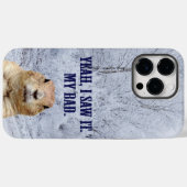 Ik zag het groundhog Dag Case-Mate iPhone Case (Achterkant (horizontaal))