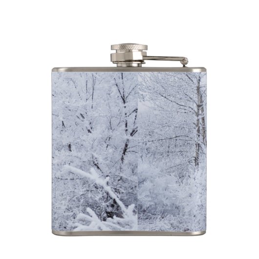 Ik zag het groundhog Dag Heupfles (Achterkant)