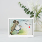 Ik zag je eerst briefkaart (Staand voorkant)