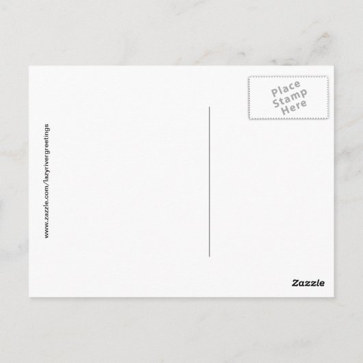 Ik zag je eerst briefkaart (Achterkant)