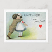 Ik zag je eerst briefkaart (Voorkant)