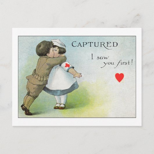 Ik zag je eerst briefkaart (Voorkant)