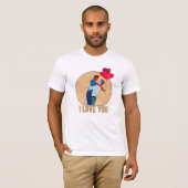 Ik zag je... en ik weet het gewoon. t-shirt (Voorkant volledig)