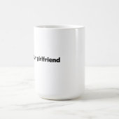 Ik zag je vriendin koffiemok (Center)