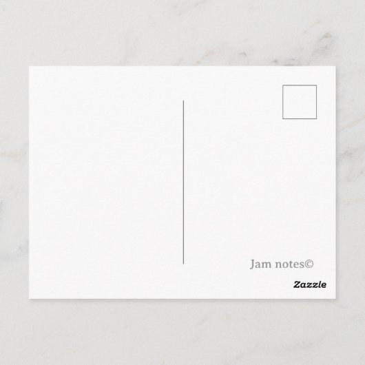 "Ik zag je weer" briefkaart. Briefkaart (Achterkant)