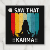 Ik zag Karma Bedankjes Labels (Voorkant)