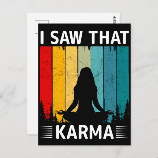 Ik zag Karma Briefkaart (Voorkant / Achterkant)
