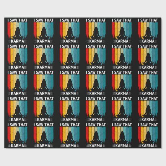 Ik zag Karma Cadeaupapier (Vlak)