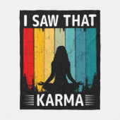 Ik zag Karma Fleece Deken (Voorkant)
