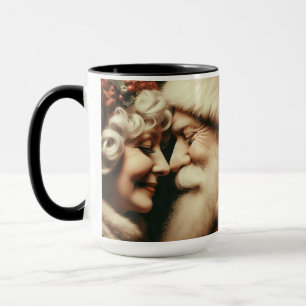 Ik zag mama Kiss Santa Christmas Coffee Mok Cup