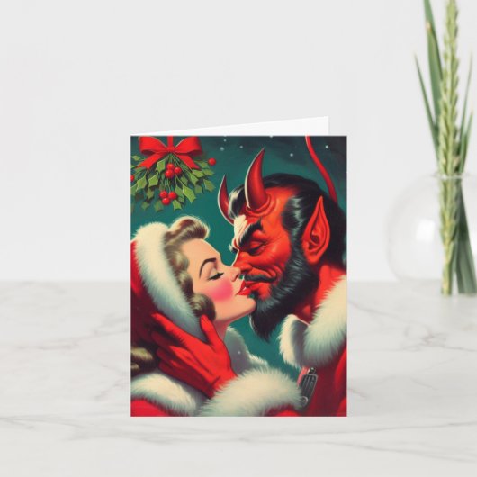 Ik zag mama Satan zoenen Kaart (Voorkant)