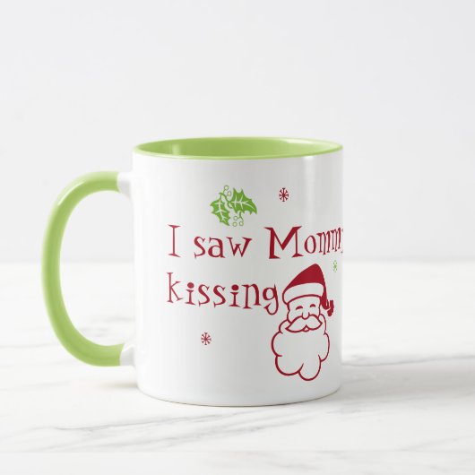 Ik zag mama Sinterklaas Mok zoenen (Links)