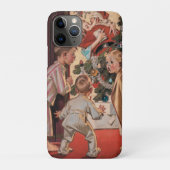 Ik zag mama zoenen kerstman Antiek Case-Mate iPhone Case (Achterkant)