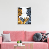 Ik zag mezelf I A – Zelfherkenning Kunst Canvas Afdruk (Insitu (Woonkamer))