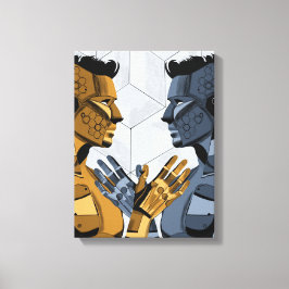 Ik zag mezelf I A – Zelfherkenning Kunst Canvas Afdruk