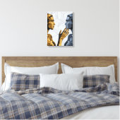 Ik zag mezelf II A – Zelfherkenning Kunst Canvas Afdruk (Insitu (Slaapkamer))