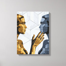 Ik zag mezelf II A – Zelfherkenning Kunst Canvas Afdruk