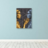 Ik zag mezelf II B – Zelfherkenning Kunst Canvas Afdruk (Insitu (Houten vloer))