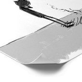 ik zag mijn schaduw oplossen poster (Hoek)