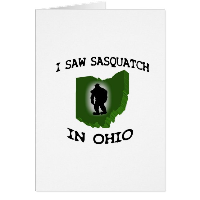 Ik zag Sasquatch in Ohio (Voorkant)