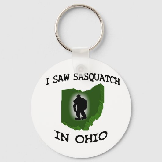 Ik zag Sasquatch in Ohio Sleutelhanger (Voorkant)