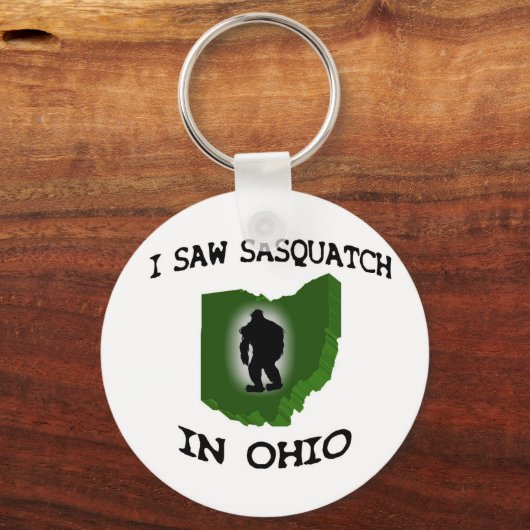 Ik zag Sasquatch in Ohio Sleutelhanger (Voorkant)