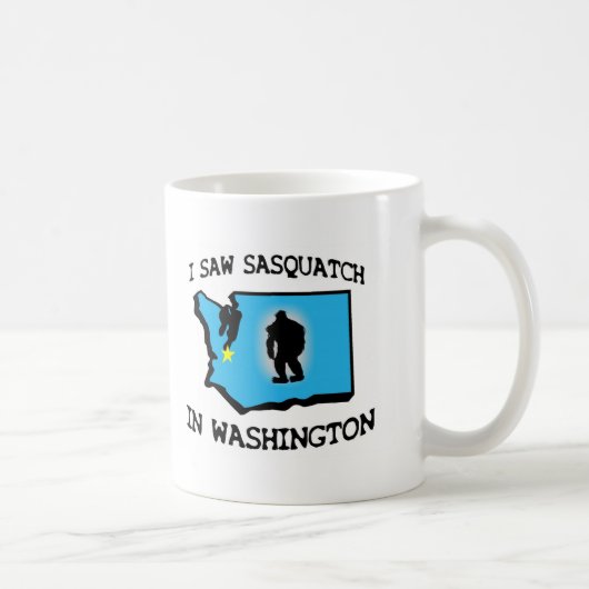 Ik zag Sasquatch in Washington Koffiemok (Rechts)