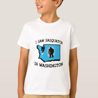 Ik zag Sasquatch in Washington T-shirt